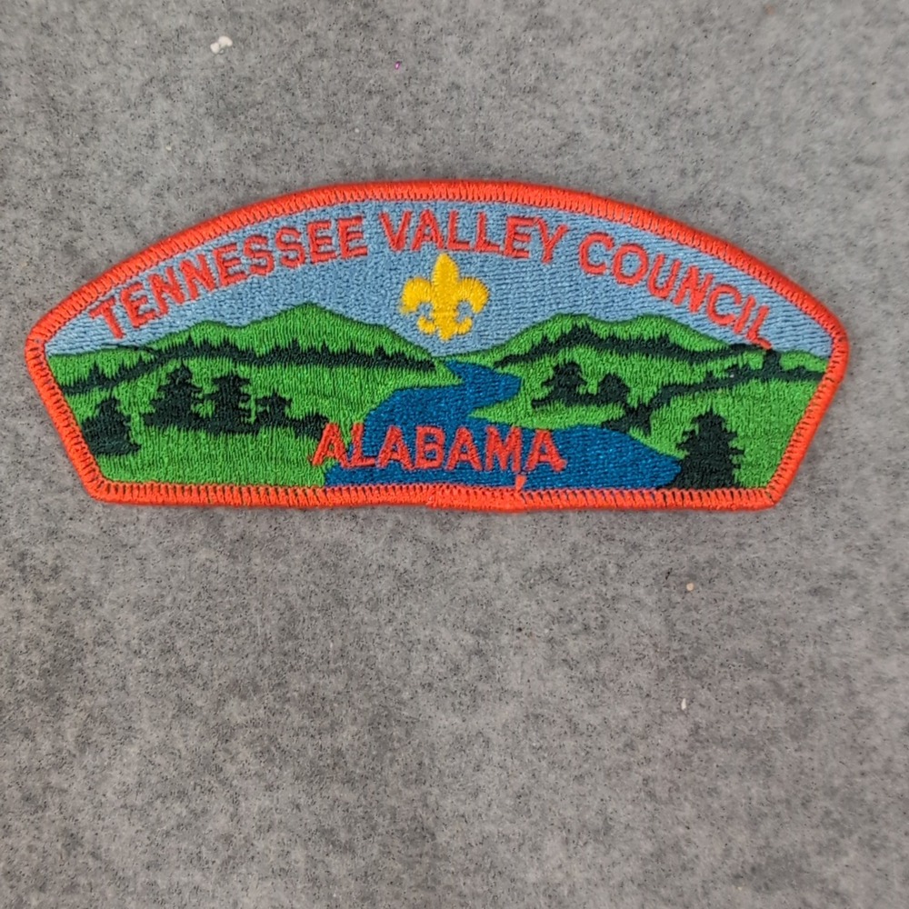Tennessee Valley Council Alabama Boy Scout Embroidered Patch - Picture 1 of 2
